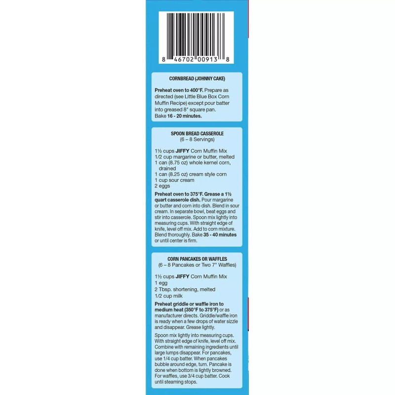 JIFFY Corn Muffin Mix, 40 oz. 3-Pack