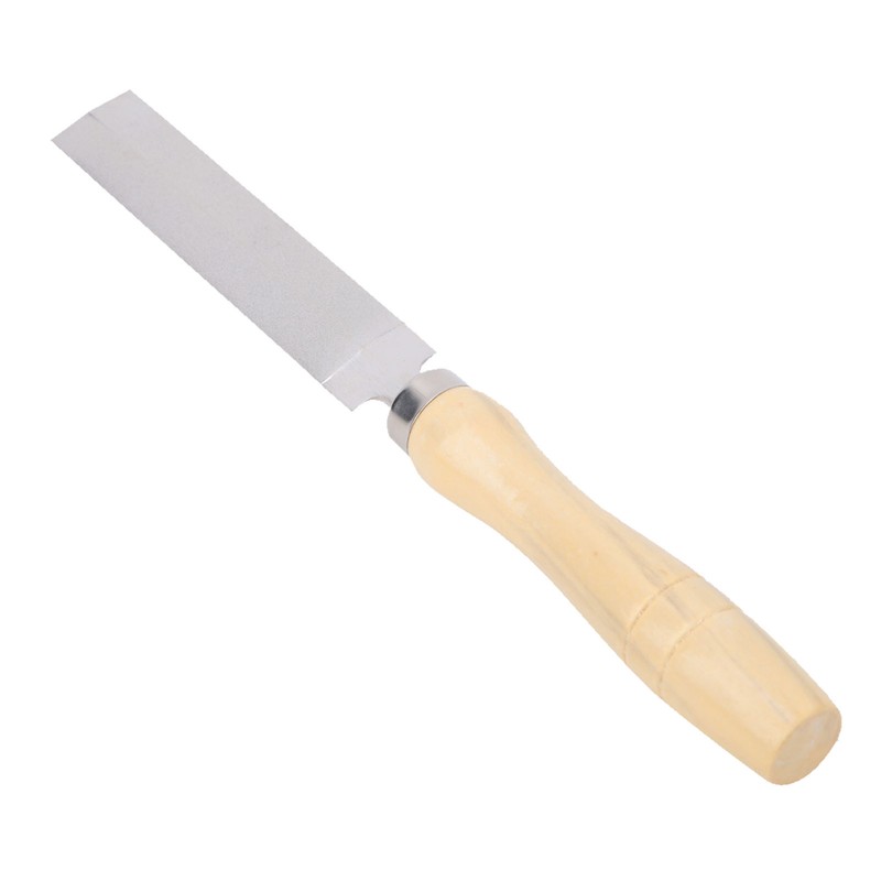 Diamond Rhombic File Wooden Handle Metal Glass Grinding Woodworking Garden