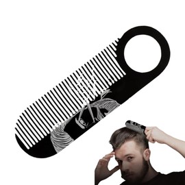 Mustache Combs for Men | Small Mustache Styling Brush | Anti-Snag Portable Shaping Tool, Double-Purpose Hair Detailing Brush for Men Father Husband