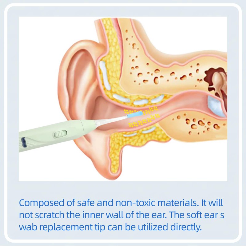 50 Pcs Ear Spoon Tips Ear Cleaner Replacement Tips Ear