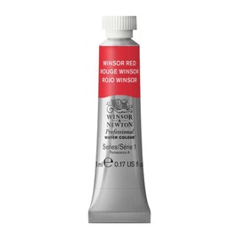 Winsor & Newton Professional Watercolor Pintura Acrílica, Rojo (Red - 726), 5 ml, 1 Unidad