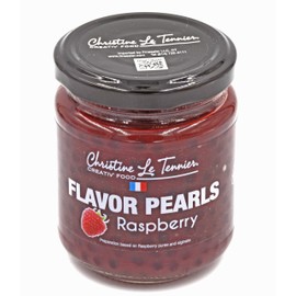 Christine Le Tennier Raspberry Pearls (200 Grams/7 oz Jar)