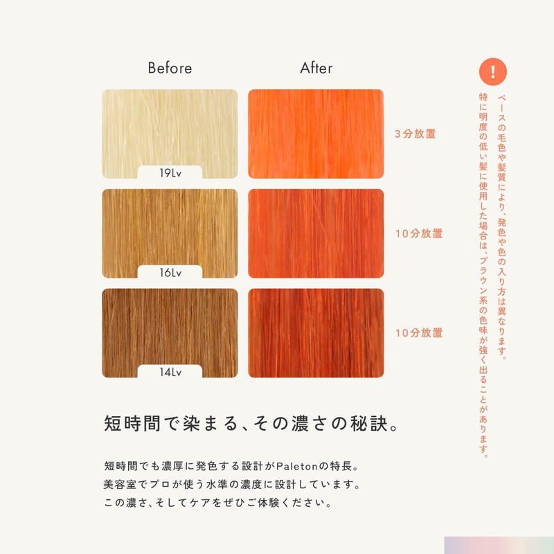 Paleton Orange Shampoo for Bleach Care, Color Shampoo, Orange, Damage
