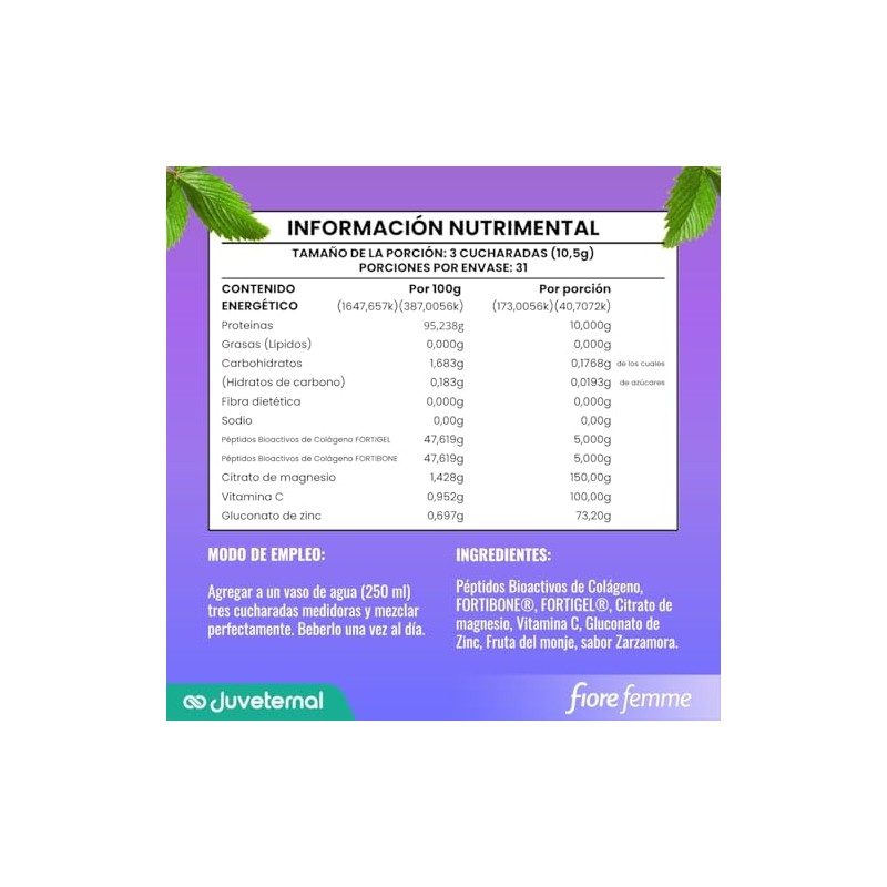 Péptidos bioactivos de Colágeno | 330 g | Fotibone |
