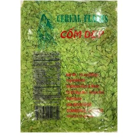 Generic 1 Green Glutinous Rice Flakes 10 oz Sweet rice flakes Great for desserts Cereal(1 pack)