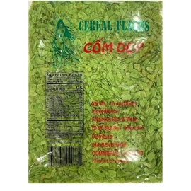 Generic 1 Green Glutinous Rice Flakes 10 oz Sweet rice flakes Great for desserts Cereal(1 pack)