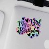 Holographic Decal Stickers of 73Rd Birthday Premium Waterproof Vinyl Decal
