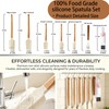 Silicone Spatula Set - 7 Piece Food Grade Rubber Spatula