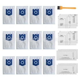 15 Stück Staubsaugerbeutel für Miele GN 3D Staubsauger Complete C2 C3 Classic C1, S400i, S456i, S600, 5658, S800, S858 Serie Staubbeutel, Effizienz Beutel inkl 3 Abluftfilter und 3 Motorschutzfilter