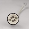 DiCUNO GU10 Ceramic Socket Lamp Holder, 15CM Long Wire Bulb
