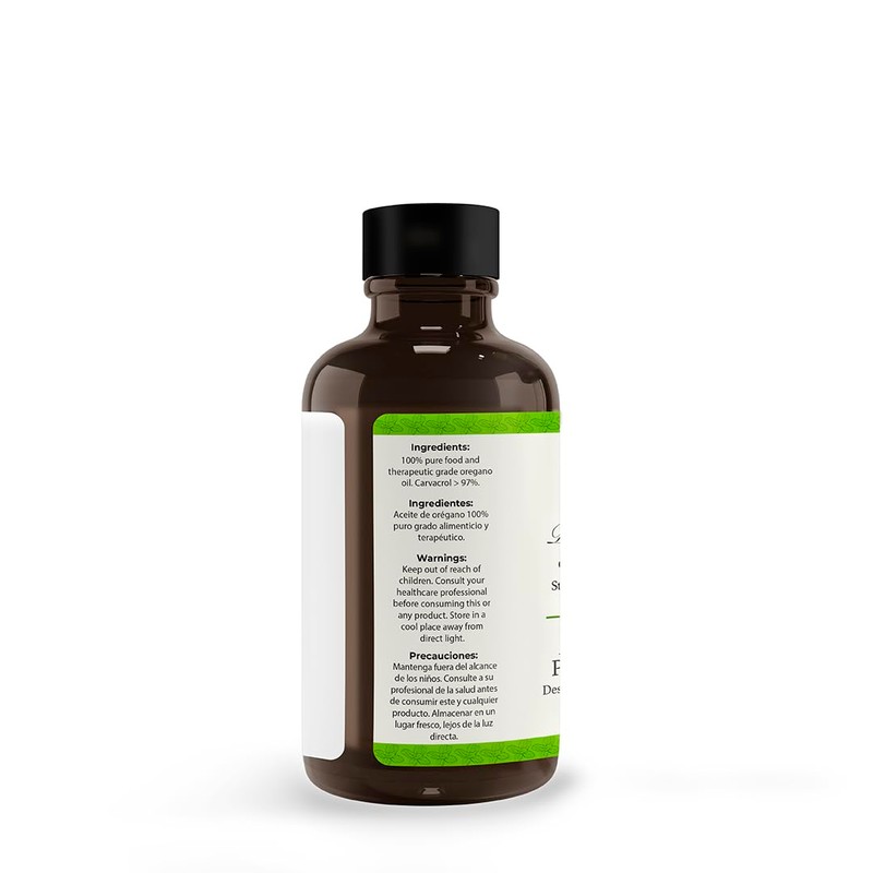 Aceite Esencial 100% Puro de Orégano grado Alimenticio, Terapéutico -
