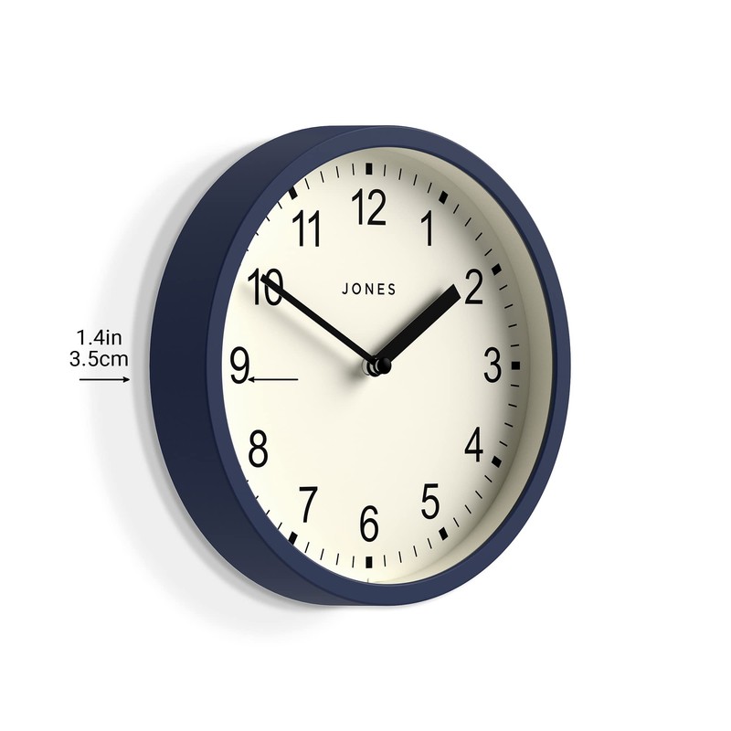Jones Clocks® The Spin - Small Clock - Round Wall