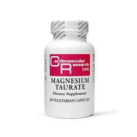 Cardiovascular Research Cardiovascular Research Magnesium Taurate 125 mg, 60 Capsules, Creamy White