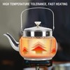 Stainless Steel Teapot with Removable Filter Metal Tea Kettle Coffee