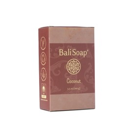 Bali Soap - Coconut Natural Soap Bar for Men & Women - Vegan, Handmade, Exfoliating - 3 Pack, 3.5 Oz each