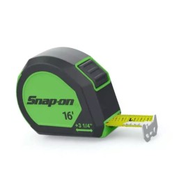 Snap-on Snap On tools GREEN SAE Tape Measure back magnet TPM16 Fractions Auto Brake NEW!
