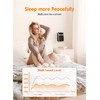 GiveBest 800W Wall Outlet Space Heater with Remote,LED Display Small