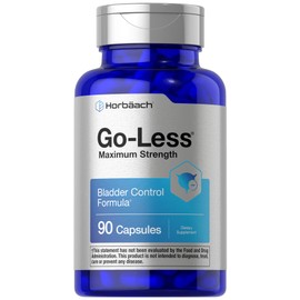 Horbäach Go Less Bladder Control Supplement | 90 Capsules | Maximum Strength Pills for Women and Men | Non-GMO & Gluten Free Formula