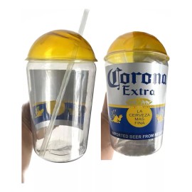 Vaso Corona/jumbo Dulcero, 1500 Ml , Chela Corona 3pzss