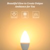 Brightever E12 LED Candelabra 40 Watt Equivalent Light Bulbs, 4W