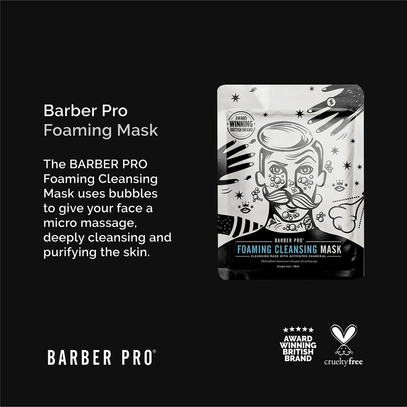 BARBER PRO Skin Revival Mens Pamper Kit 4-in-1 Under Eye