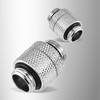 Richer-R G1/4 Thread PC Water Cooling Adapter, Brass International G1/4