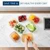 DE Glass Food Storage Containers with Bamboo Lids – 4