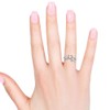 TJC Couple Bird Ring in Platinum and Rose Gold Plated