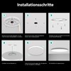 BAYHT LED Ceiling Light 30 x 30 cm 21 W