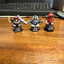 Bandai SD Gundam Digiboard Dom Trooper,msn-02 Zeong,Rgc-80cm G Generation Bandai 2005