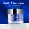 EODCI Dipping Powder, 28 g Blue Sequins Nail Dipping Powder,