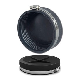 AquaForte PVC elastomer, flexible end cap, diameter 50 mm / 1 1/2 inch (clamping range 50-44 mm), extremely flexible