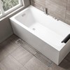Bmvlffs Brushed Nickel 24-Inch Linear Shower Drain with Tile Insert
