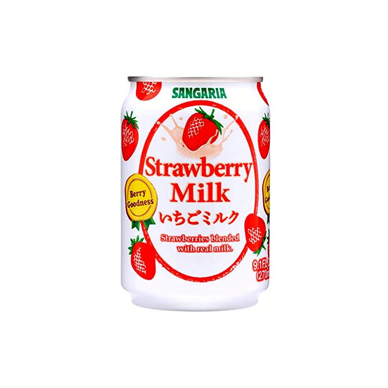 Sangaria Strawberry Milk 8.96 Fl oz (Pack of 24)