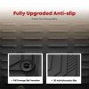 Unbranded 2x Front Side Black Floor Mats for Hyundai Santa