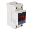 Voltage Current Meter Din Rail Double Display Display Monitor Single