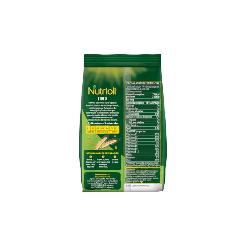 Nutrioli Sopa de Fideo 200 g