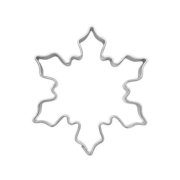 FORMINA Snowflake Shaped Cookie Cutter 5 cm