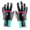 Sportz Drip Batting Gloves (Black/Pink) - Genuine Leather Gloves for