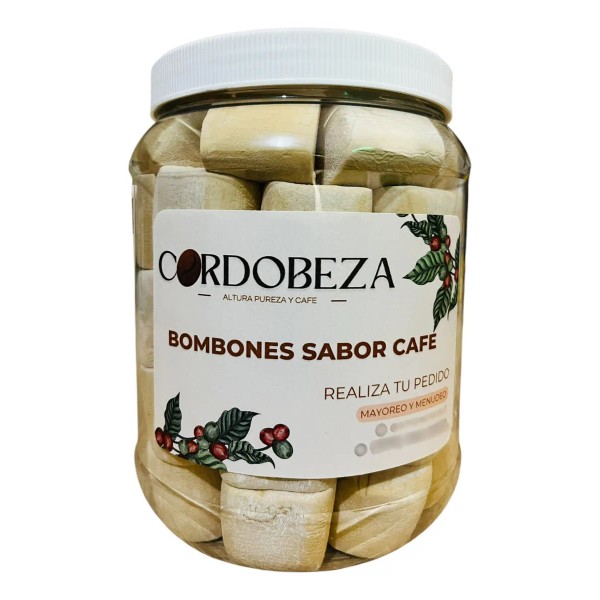 Marshmallow Coffee Bonbon from Córdoba Veracruz Artisanal Jar
