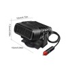 V24V Portable Powerful Car HeaterFast Heating Defrost Defogger 360 °