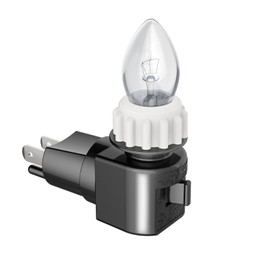 TWDRTDD Night Light Plug in Base, 360° Rotatable Waterpfoof Nightlight with On/Off Switch for Himalayan Salt Wall Lamp,Wall Light (Black)