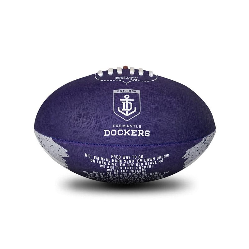 Sherrin AFL Fremantle Dockers Song Football, Size 2