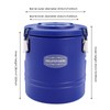 15.9QT Insulated Soup Container with Lid, 4 Gallon Commercial Food