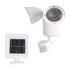 Outdoor Waterproof Double Lamp Head 22 LED Solar Power PIR