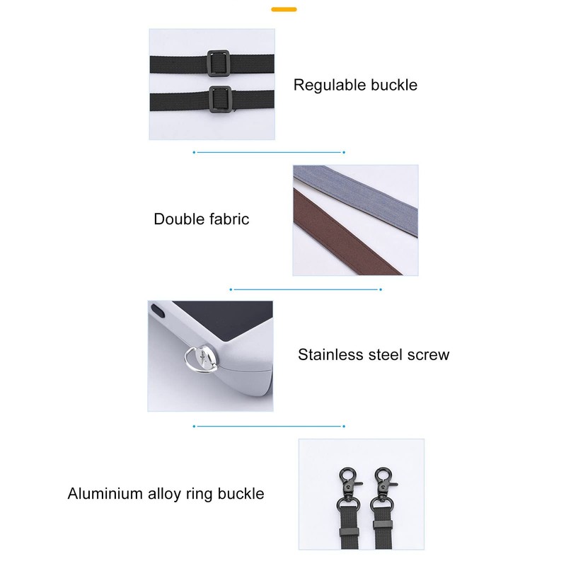 SUNGOOYUE RC Drone Controller Neck Strap, Comfortable 2-Colour Double-Sided Intelligent
