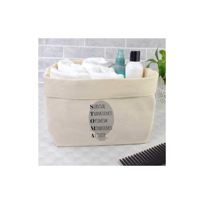 Large 'Stoma Principles' Canvas Organiser/Storage Bag (OR00031956)