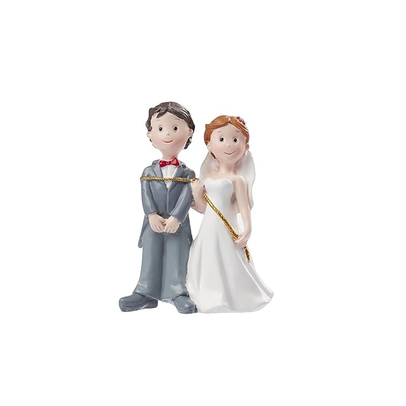 Wedding couple with rope, approx. 8 cm