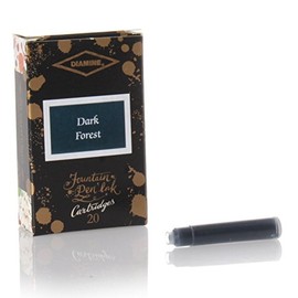 Diamine - Standard Tintenpatronen, Dark Forest, 20 Stück