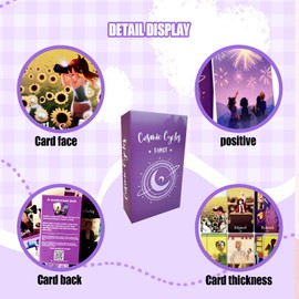 LDDYKZY Tarot Deck, 78 Classic Tarot Cards, Classic Tarot De ck, Tar ot for Beginners, Future Card Game, Everyday English Tar ot Cards with Coloured Box for Party Games Card Games